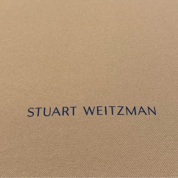 STUART WEITZMAN oblong oversized drawstring mauve/pinkish dust bag VVGUC++ - Picture 3 of 8